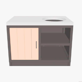 Grillton Anzio I - Compacte buitenkeuken met grillplaat