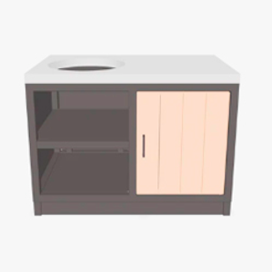 Grillton Anzio II - Compacte buitenkeuken met uitgebreide werkruimte