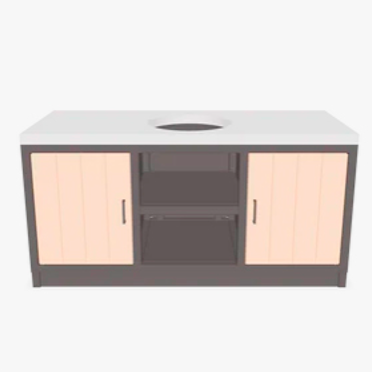 Grillton Forio II - Veelzijdige buitenkeuken met grill en spoelbak